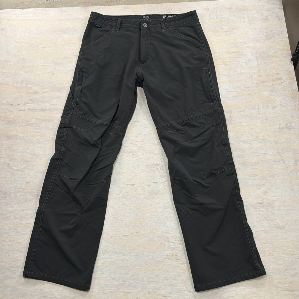 Kuhl Pants Renegade 36X32 Articulated Knee Technical Outdoor Gray Mens